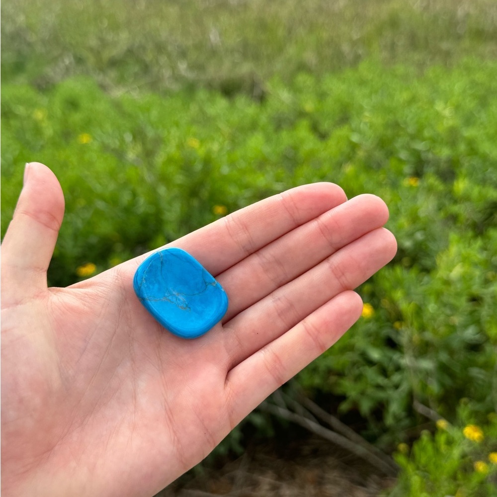 Blue Howlite - Picture 1 of 2
